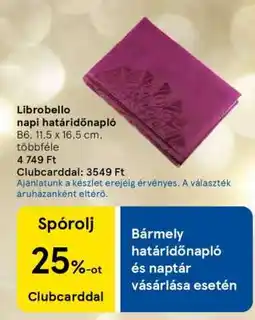 Tesco Librobello napi határidőnapló ajánlat