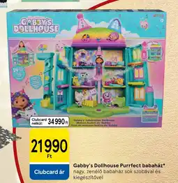 Tesco Gabby's Dollhouse Purrfect babaház ajánlat