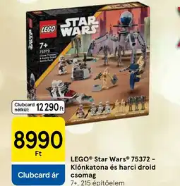 Tesco LEGO Star Wars 75372 - Klónkatona és harci droid csomag ajánlat