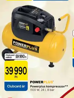 Tesco Powerplus kompresszor ajánlat