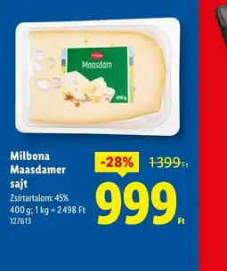 Lidl Milbona Maasdamer sajt ajánlat