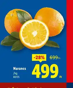 Lidl Narancs ajánlat