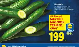 Lidl Kígyuborka ajánlat
