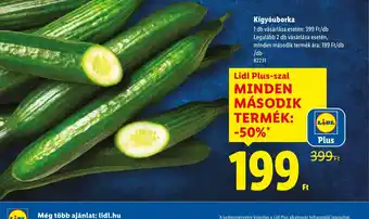 Lidl Kígyuborka ajánlat