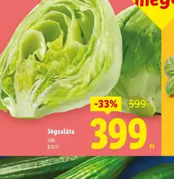 Lidl Jégsaláta ajánlat