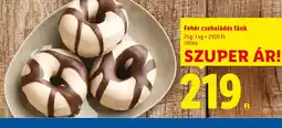 Lidl Fehér csokoládés fánk ajánlat