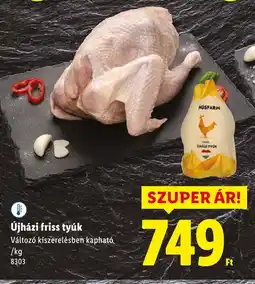 Lidl Újházi friss tyúk ajánlat