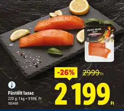 Lidl Füstölt lazac ajánlat