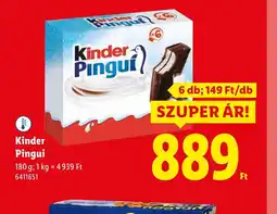 Lidl Kinder Pingui ajánlat