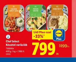 Lidl Chef Select Készétel variácik ajánlat
