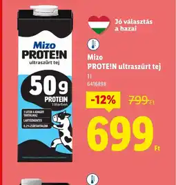 Lidl Mizo PROTE!N ultraszűrt tej ajánlat