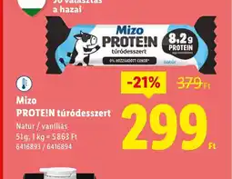 Lidl Mizo PROTE!N túrdesszert ajánlat