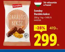 Lidl Sondey Daráls keksz ajánlat