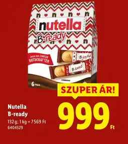 Lidl Nutella B-ready ajánlat