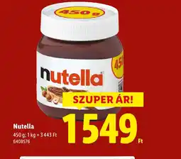 Lidl Nutella ajánlat