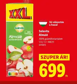 Lidl Solevita Almálé ajánlat