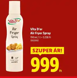Lidl Vita D'or Air Fryer Spray ajánlat
