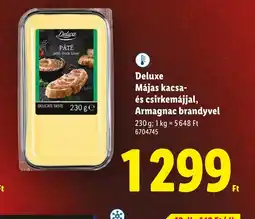 Lidl Deluxe Májas kacsa- és csirkemájjal ajánlat