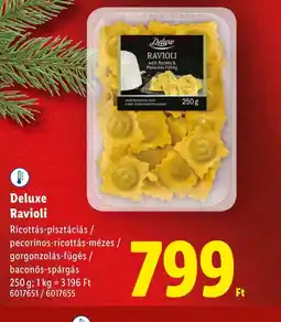 Lidl Deluxe Ravioli ajánlat