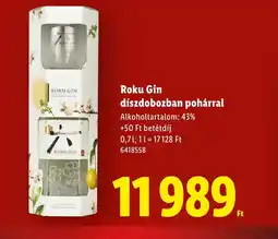 Lidl Roku Gin ajánlat