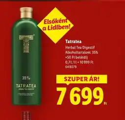 Lidl Tatratea ajánlat