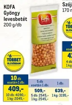 Metro KOFA Gyöngy levesbetét ajánlat