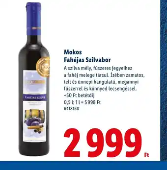 Lidl Mokos Fahéjas Szilvabor ajánlat