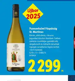 Lidl Pannonhalmi Főapátság St. Martinus ajánlat