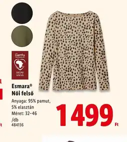 Lidl Esmara Női felső ajánlat