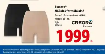 Lidl Esmara® Női alakformál als ajánlat