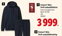 Lidl Esmara® Men Férfi szabadidőfelső ajánlat