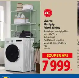Lidl Livarno Mosgép feletti állvány ajánlat