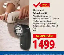 Lidl Silvercrest® Szösztelenítő ajánlat
