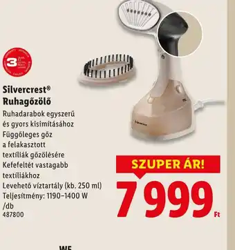 Lidl Silvercrest® Ruhagőzölő ajánlat
