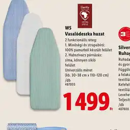 Lidl W5 Vasaldeszka huzat ajánlat