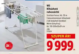 Lidl W5 Kihúzhat ruhaszárít ajánlat