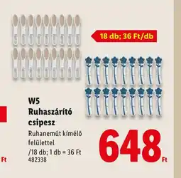 Lidl W5 Ruhaszárít csipesz ajánlat