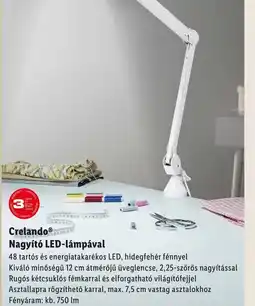 Lidl Crelanado® Nagyít LED-lámpával ajánlat