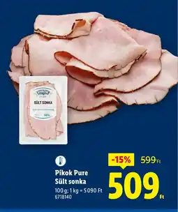 Lidl Pikok Pure Sült sonka ajánlat
