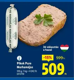 Lidl Pikok Pure Marhamájás ajánlat