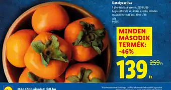 Lidl Datolyaszilva ajánlat