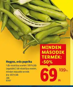 Lidl Hegyes, erős paprika ajánlat