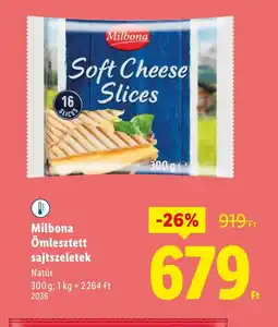 Lidl Milbona Ömlesztett sajtszeletek ajánlat