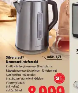Lidl Silvercrest Nemesacél v 3 részeszforral ajánlat
