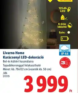 Lidl Livarno Home Karácsonyi LED-dekoráci ajánlat