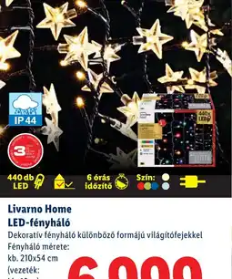 Lidl Livarno Home LED-fényhál ajánlat