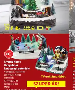 Lidl Livarno Home Hangulatos karácsonyi dekoráci ajánlat
