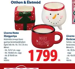 Lidl Livarno Home Illatgyertya ajánlat