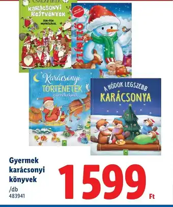 Lidl Gyermek karácsonyi könyvek ajánlat