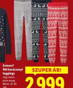 Lidl Esmara® Női karácsonyi leggings ajánlat